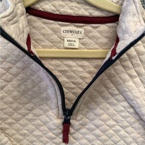 Crewcuts Cream Little Boys Quilted Pullover
